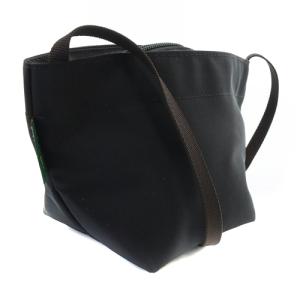 Hervé Chapelier ナイロン舟型 ショルダーバッグ XS 黒 ブラック 1927N