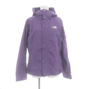 シェルジャケット フード パーカー ジャケット ジップアップ XS 紫 パープル