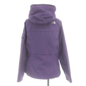 THE NORTH FACE シェルジャケット フード パーカー ジャケット ジップアップ XS 紫 パープル