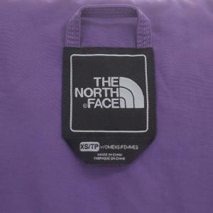 THE NORTH FACE シェルジャケット フード パーカー ジャケット ジップアップ XS 紫 パープル