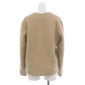 Plage 23AW ウール ニット セーター 長袖 プルオーバー ウール キャメル