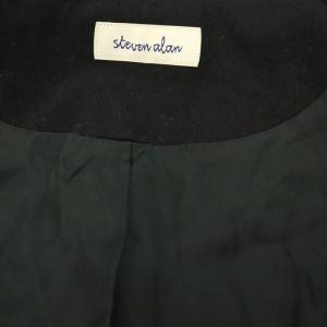 Steven Alan GOWN DRESS ワンピース ロング マキシ丈 長袖 ウール 黒 ブラック