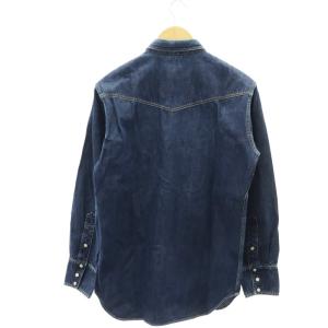 WAREHOUSE Lot 3001 WESTERN SHIRTS デニムシャツ ダンガリーシャツ 長袖 スナップボタン 青 ブルー