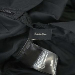 Spick&Span リボンワンピース ロング ノースリーブ 36 黒 ブラック