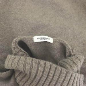 Spick&Span カシミヤウールタートルプルオーバー ニット セーター 長袖 オーバーサイズ F グレージュ