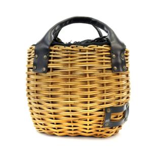 ebagos 紅籐 かごバッグ ブラック