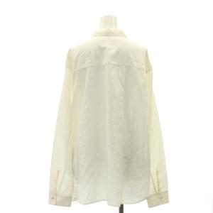 TODAYFUL 23SS Jacquard Pocket Shirts シャツ 長袖 チュニック丈 F ホワイト アイボリー