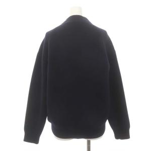 Drawer ダブルフェイスVネックカシミヤカーディガン ネイビー