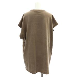 Deuxieme Classe 20SS Fine Tシャツ カットソー スウェット 半袖 茶 ブラウン