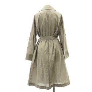 DRESSTERIOR エアリーダブルコート ロング 36 S ベージュ