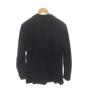 EMPORIO ARMANI テーラードジャケット ブレザー シングル コットン 48 L 紺 ネイビー