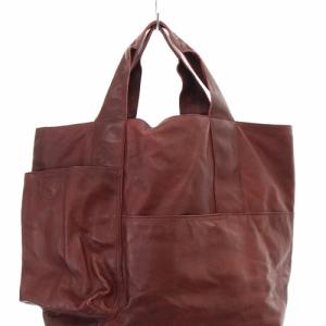 JURGEN LEHL 馬革のバッグ ハンドバッグ トートバッグ ボルドー