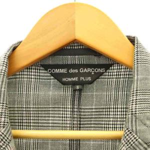 COMME des GARCONS HOMME PLUS AD2009 異素材パッチワークジャケット S グレー マルチカラー