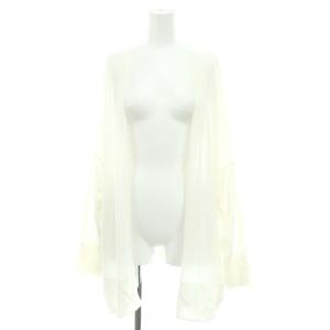 24SS shake code ショートカーディガン ニット 長袖 F 白 ホワイト /DF OS