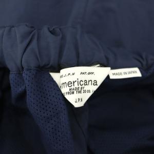 AMERICANA タフタスカート タイトスカート ロング 36 紺 ネイビー