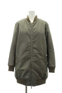 ASTRAET ZIPリバーシブルコート ジャケット ブルゾン アウター ボア グレー オフホワイト /NR OS SH