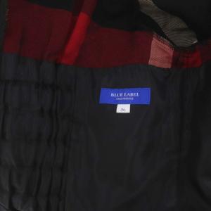 BLUE LABEL CRESTBRIDGE 23SS Blue Lab:EZUMi アクティブストレッチツイルワンピース 36 黒 赤