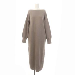Diagram GRACE CONTINENTAL ショートトップセットニットワンピース セーター 長袖 ロング 36 グレージュ