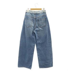 Diagram GRACE CONTINENTAL 24SS ラップデニムパンツ ジーンズ ワイド ボタンフライ 36 青 ブルー ライトブルー /ES OS