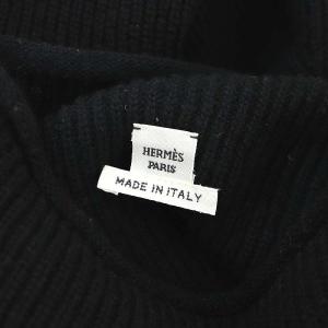 ニットワンピース カシミヤ タートルネック 34 ブラック（2024/08/03  