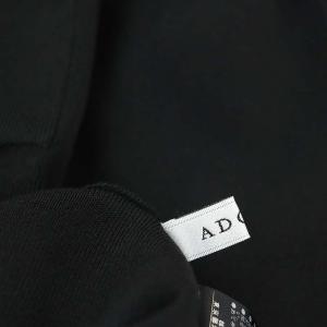 ADORE 23SS ドライストレッチカーディガン 半袖 ニット 38 黒 ブラック