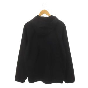 adidas Originals エッセンシャル ウインドブレーカー ジャケット ジップアップ フード パーカー ロゴ L 黒 ブラック