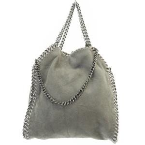 STELLA McCARTNEY ファラベラ ミニトートバッグ ハンドバッグ 2way フェイクスエード グレー
