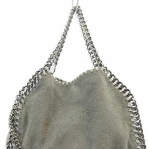 STELLA McCARTNEY ファラベラ ミニトートバッグ ハンドバッグ 2way フェイクスエード グレー