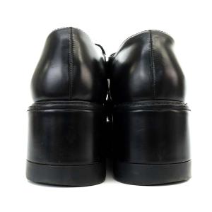 PRADA ドレスシューズ プラットフォーム 37 ブラック