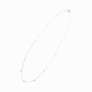 AHKAH 21SS ビンドゥサリーネックレス Au750 K18 ダイヤモンド 0.09ct イエローゴールド