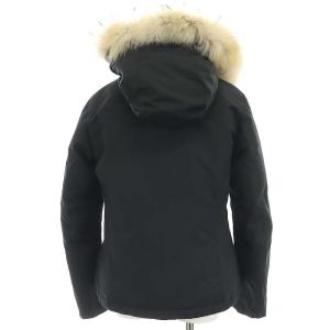 WOOLRICH SHORT ARCTIC PARKA ダウンジャケット アークティックパーカ ジップアップ アウター ラクーンファー S 黒