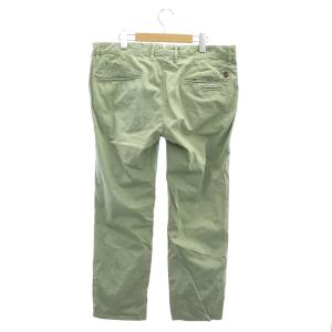 INCOTEX SKIN FIT コットン スラックスパンツ チノパン ストレッチ カーキ