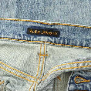 Nudie Jeans GRIM TIM JOSHUA SUN スキニーデニム パンツ ジーンズ ボタンフライ テーパード ストレッチ W34L32