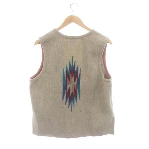 ORTEGA'S ヴィンテージチマヨベスト Vネック 40 ライトベージュ