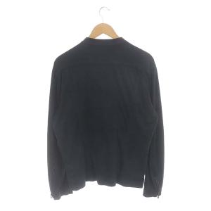 TATRAS ウルトラスウェードシングルライダースジャケット 薄手 ジップアップ 04 紺 ネイビー MTA18A4514