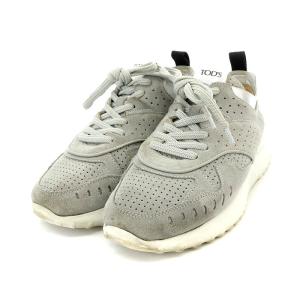 TOD'S スニーカー スエード 35 22cm グレー