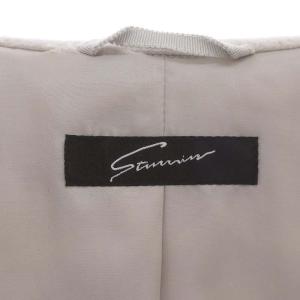 STUNNING LURE 起毛ウールコート アウター ロング ステンカラー 背抜き 1 ライトグレー