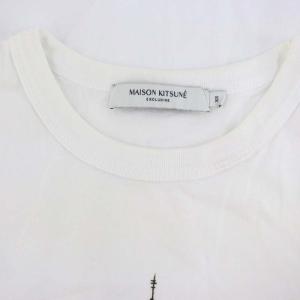 Maison Kitsuné OLY EMPIRE FOX CLASSIC TEE-SHIRT Tシャツ プリント コットン 半袖 XS 白 ホワイト
