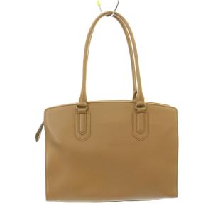 FURLA トートバッグ ハンドバッグ レザー ロゴ 茶 ブラウン