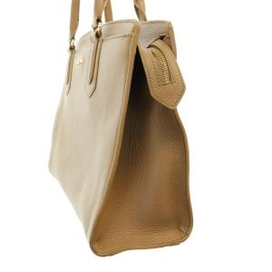 FURLA トートバッグ ハンドバッグ レザー ロゴ 茶 ブラウン