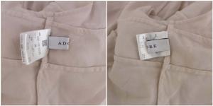 ADORE 23AW ドライキュプラブラウス 七分袖 フレアスリーブ 38 M ピンク