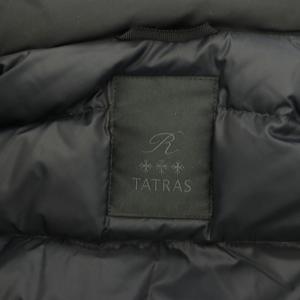 TATRAS ナイロン ダウンジャケット ジップアップ 02 ブラック LTL18A4158