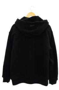 DIESEL BLACK GOLD ボア リバーシブル フーディ ブルゾン ジップアップパーカー S 黒 ブラック