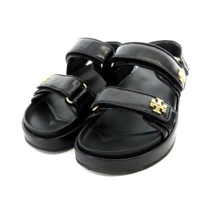 キラ スポーツサンダル レザー 6 ブラック 144328