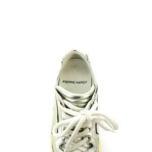 PIERRE HARDY スニーカー ローカット レザー 37 24cm シルバー色 /AK20