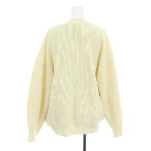 SNIDEL 22AW ビジューボタンカーディガン ニット 長袖 Vネック F アイボリー