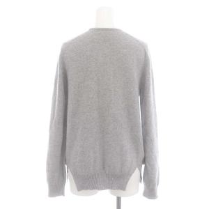 Drawer 18G カシミヤシルクリブクルーネックニット セーター 長袖 1 グレー