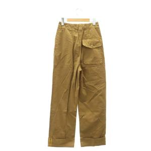 Acne Studios MADYA CO C AS PSS18 ワイドパンツ バギー ハイウエスト ロールアップ 34 キャメル