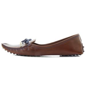 TOD'S レザー ドライビングシューズ ローファー 6.5 25.5cm 茶色 ブラウン /SR16 SH