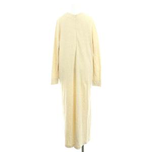Ron Herman コットンヤクソフトドレス ワンピース ロング 長袖 XS アイボリー